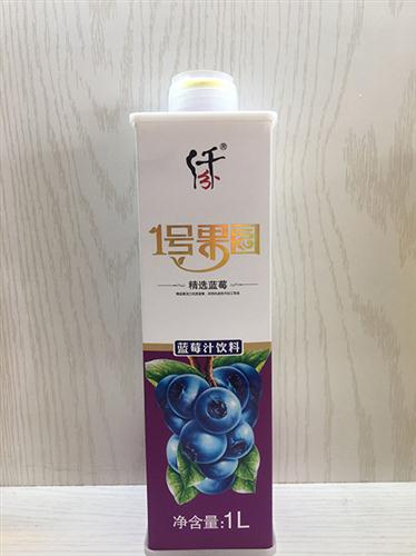 仟分1l纸盒蓝莓汁